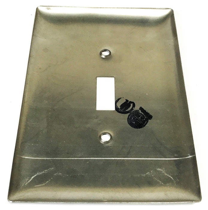 Sierra Electric 5-1/4 x 3-1/4 inch Steel Wall Plate (NO SCREWS) [Lot of 7] NOS