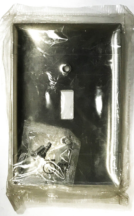 Sierra Electric 5-1/4 x 3-1/4 inch Stainless Steel Wall Plate [Lot of 7] NOS