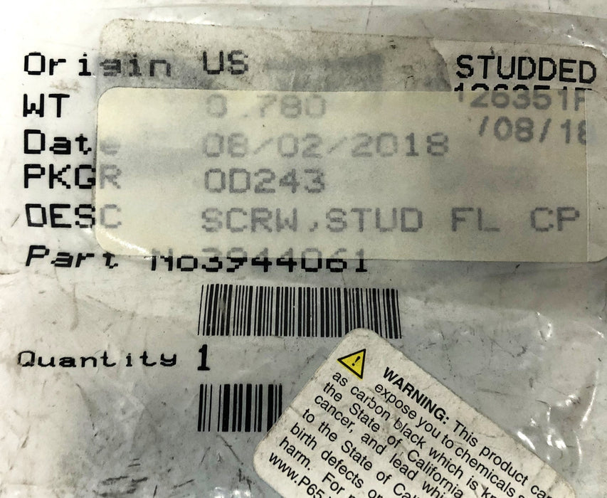 Cummins Hex Cap Screw 3944061 [Lot of 3] NOS