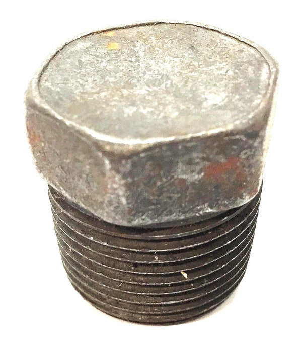 Unbranded 1" x 1-1/4" Solid Threaded Steel Hex Head Pipe Plug [Lot of 7] NOS