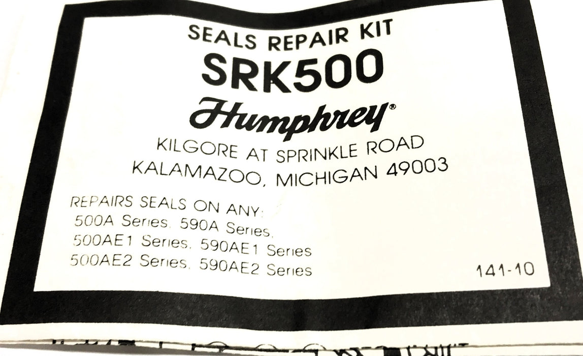 Humphrey Seals Repair Kit SPK500 NOS