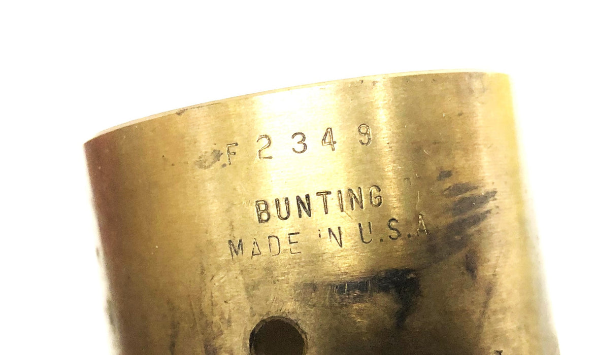 Bunting 2.24X1.99 Inch OAL 2 Inch ID Brass Bushing F2349 USED