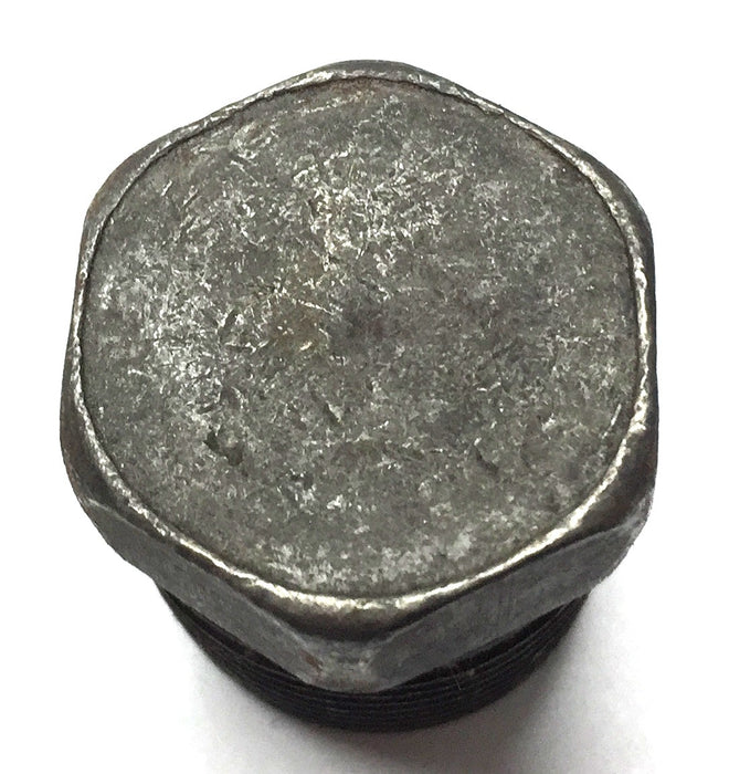 Unbranded 1" x 1-1/4" Solid Threaded Steel Hex Head Pipe Plug [Lot of 7] NOS