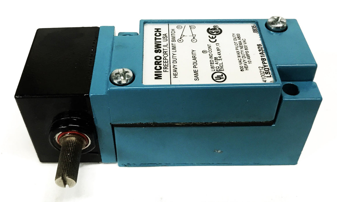 Honeywell Micro Switch Limit Switch LSQYPB1A326 USED