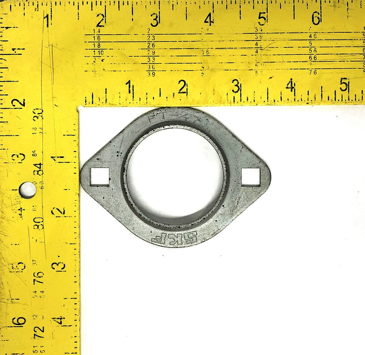 SKF 1.77 Inch ID 2 Bolt Ball Bearing Flange FT-47 [Lot of 3] NOS
