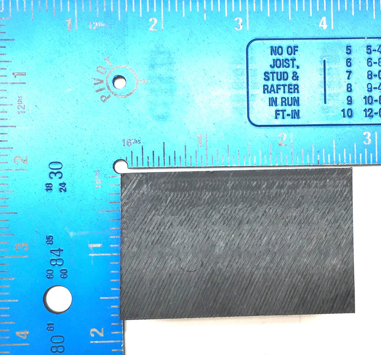 Unbranded 2-1/4" x 1-1/2 x 1-1/4" Black Nylon Sheet Block [Lot of 40] NOS