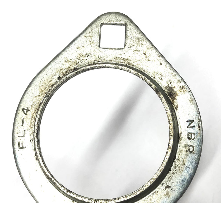 NBR 1.74 Inch ID 2 Bolt Ball Bearing Flange FL-4 [Lot of 3] NOS
