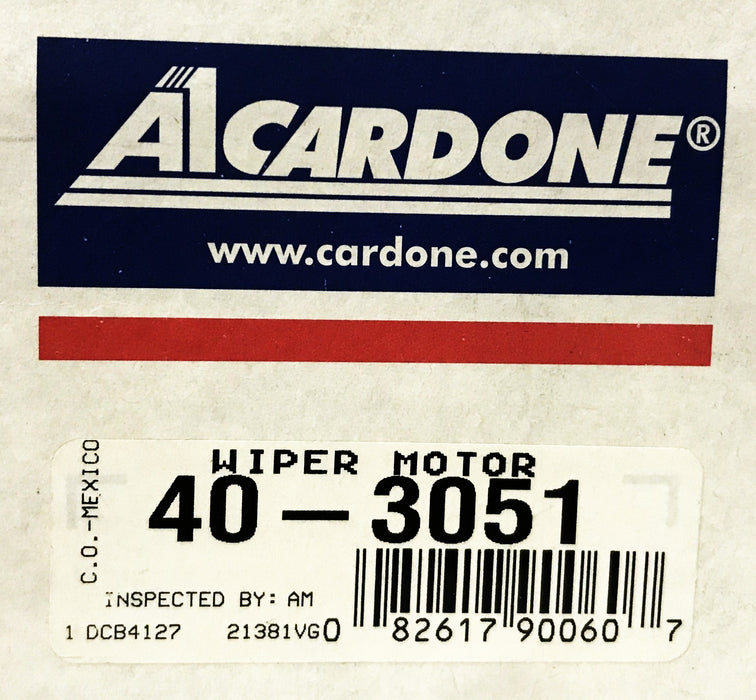 Cardone Industries Wiper Motor for Dodge Challenger 40-3051 REMANUFACTURED
