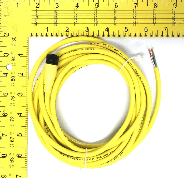 Balluff 3-Position Female Cordset C21AE300TY150F NOS