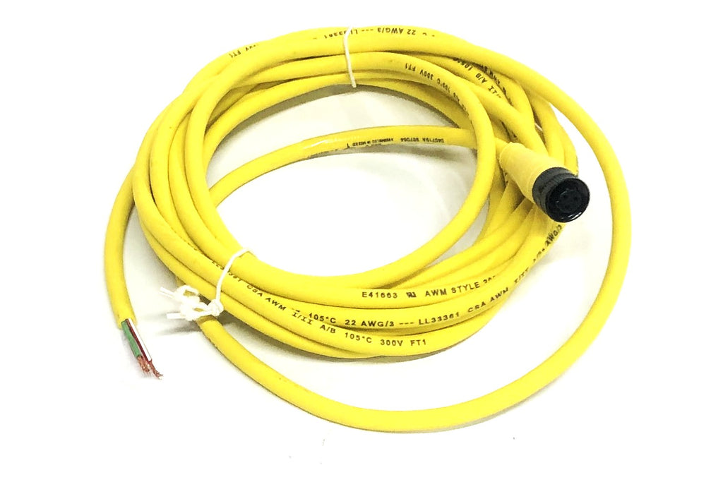 Balluff 3-Position Female Cordset C21AE300TY150F NOS