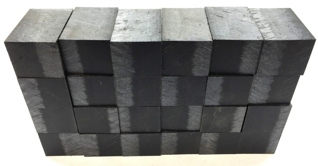 Unbranded 2-1/4" x 1-1/2 x 1-1/4" Black Nylon Sheet Block [Lot of 24] NOS