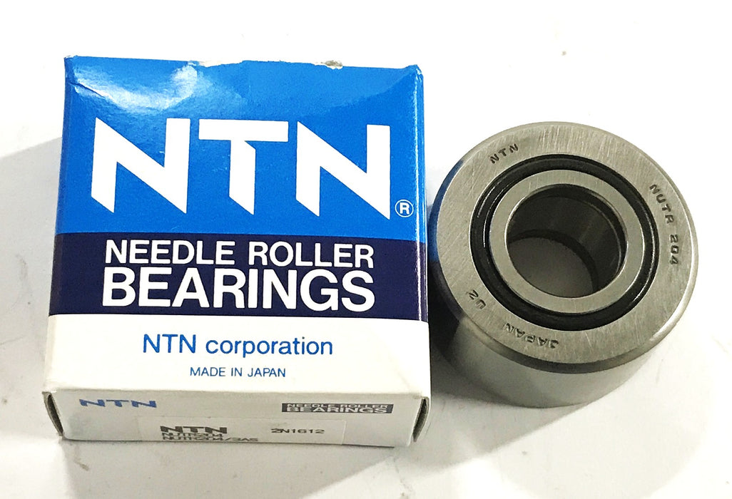 NTN Roller Follower Yoke Type Track Roller Bearing w/ Inner Ring NUTR204 NOS