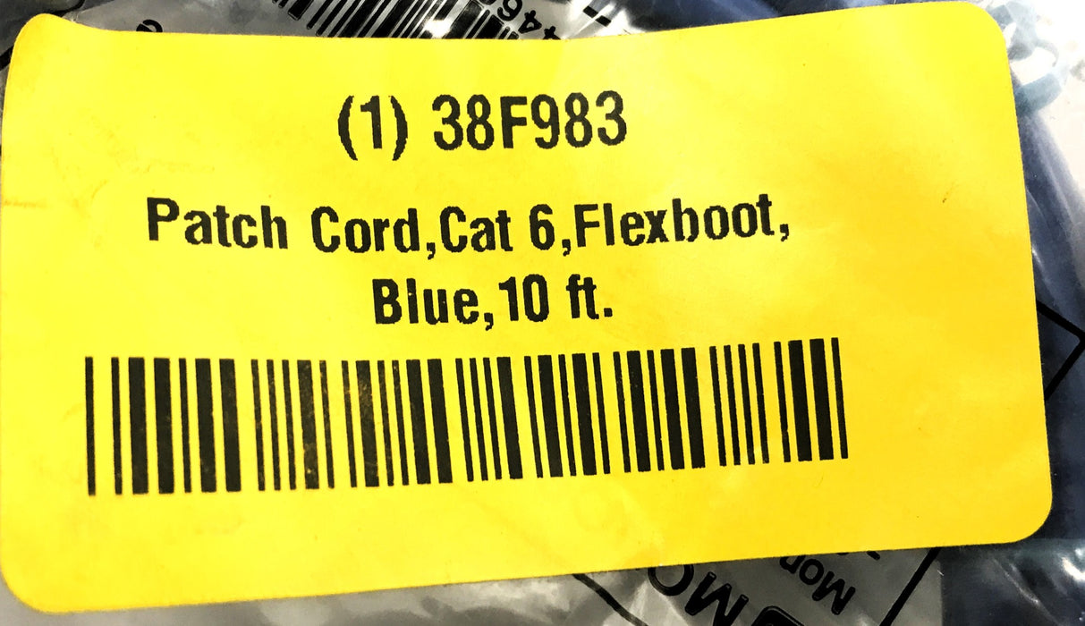 Monoprice 10FT Blue Flexboot Cat Cable 38F983 [Lot of 2] NOS
