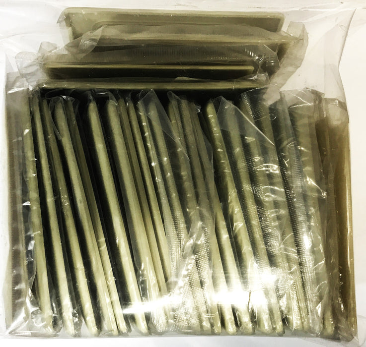 Unbranded Ivory Plastic 2-Gang 2-Switch Wall Plate NPJ21 [Lot of 30] NOS