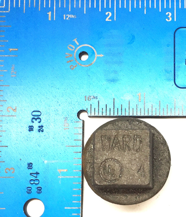 Ward 1-1/4" Malleable Square Head Pipe Cap [Lot of 4] NOS