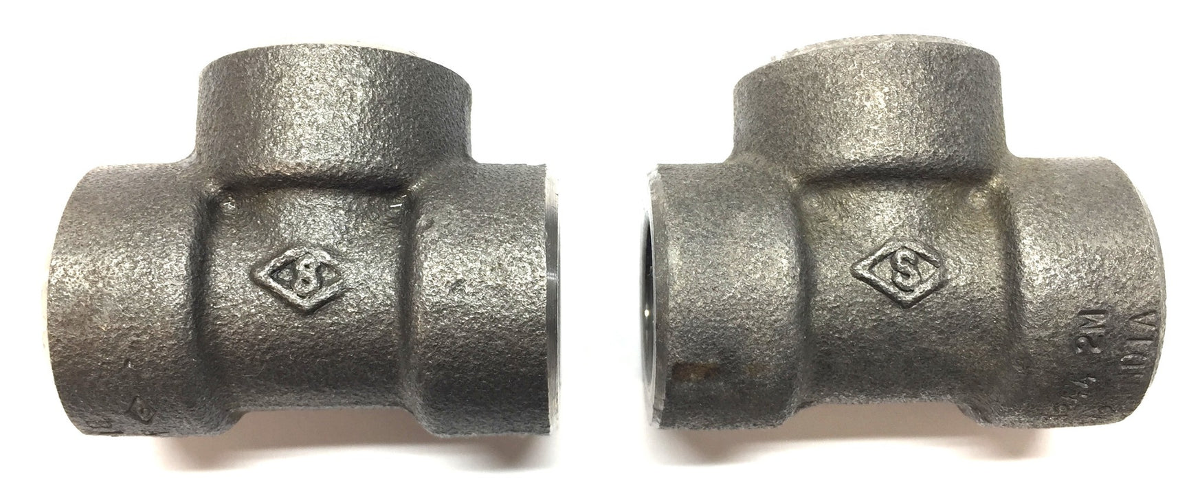 Shakti 1/2" Cast Iron Threaded Tee A105N [Lot of 2] NOS
