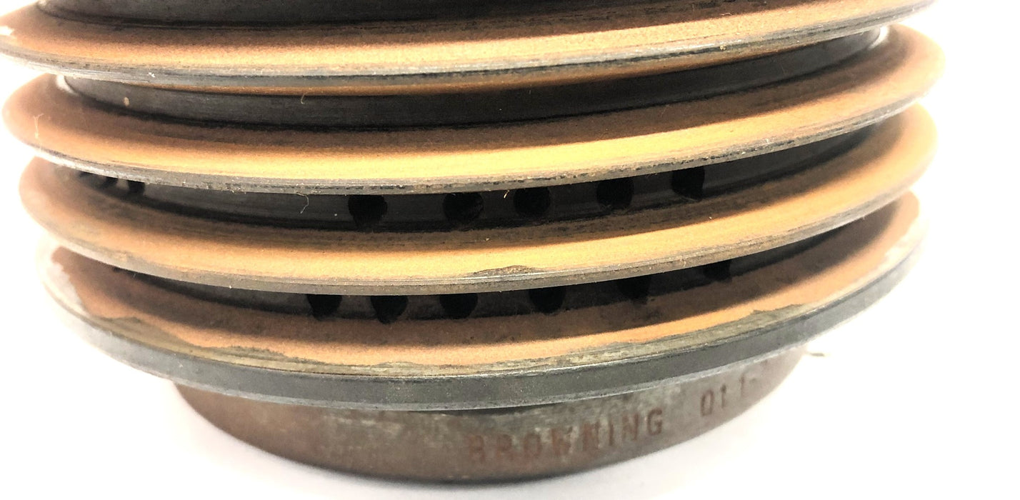 Browning 5-1/4 Inch OD 2-3/4 Inch ID V-Belt Sheave 8 Groove USED