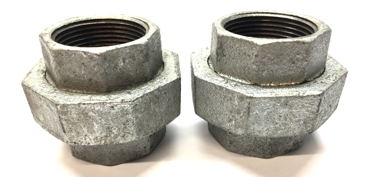 Southland 1-1/4" Galvanized Iron Union 511-706HN (182214) [Lot of 2] NOS