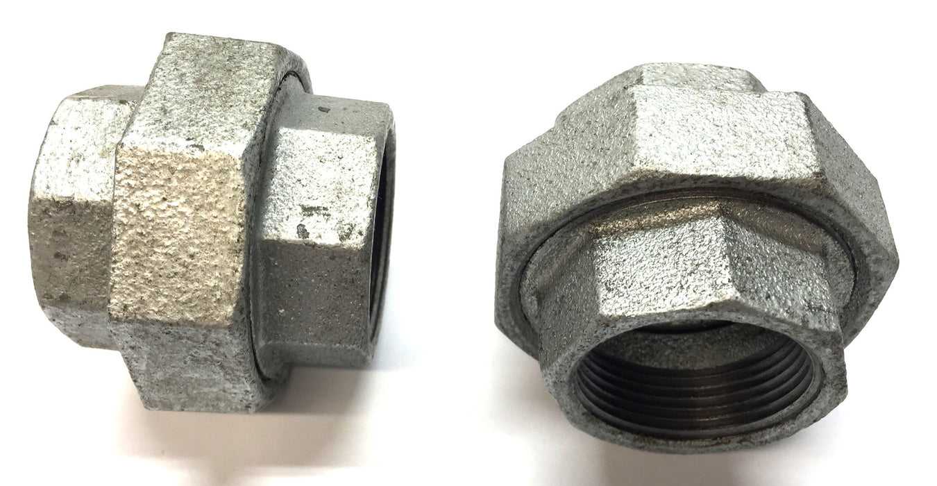 Southland 1-1/4" Galvanized Iron Union 511-706HN (182214) [Lot of 2] NOS