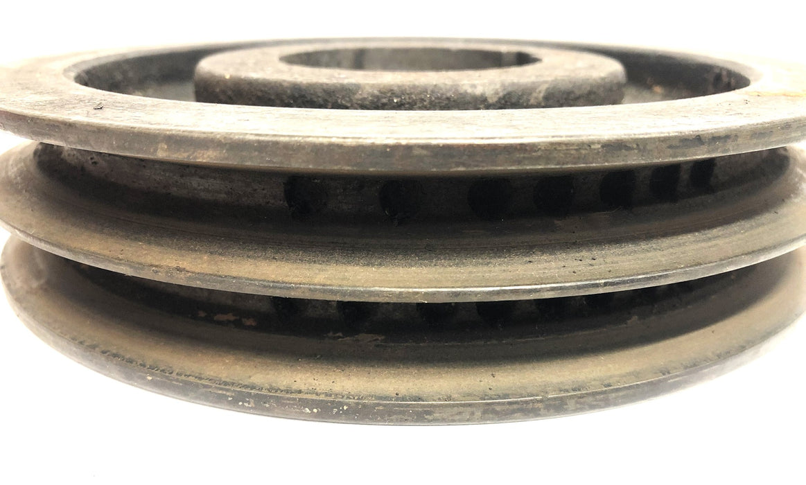 Unbranded 8-3/8 Inch OD 2.76 Inch ID V-Belt Sheave 2 Groove USED