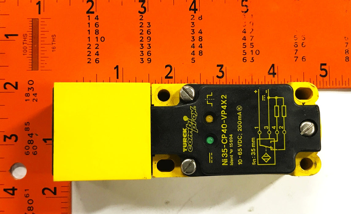 Turck CombiProx Proximity Sensor NI35-CP40-VP4X2 [Lot of 3] USED