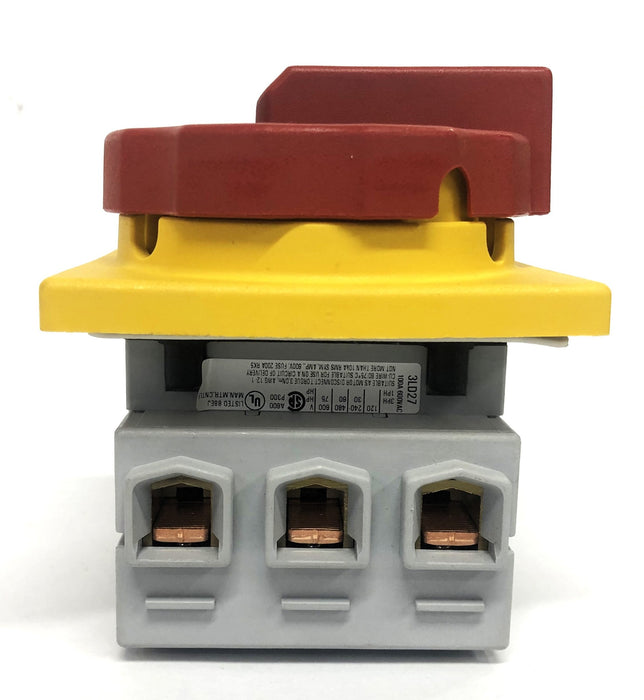 Siemens 2911 100A/590V 400V/37kW/AC-23A Disconnect Switch 3LD2704-0TK53 NOS