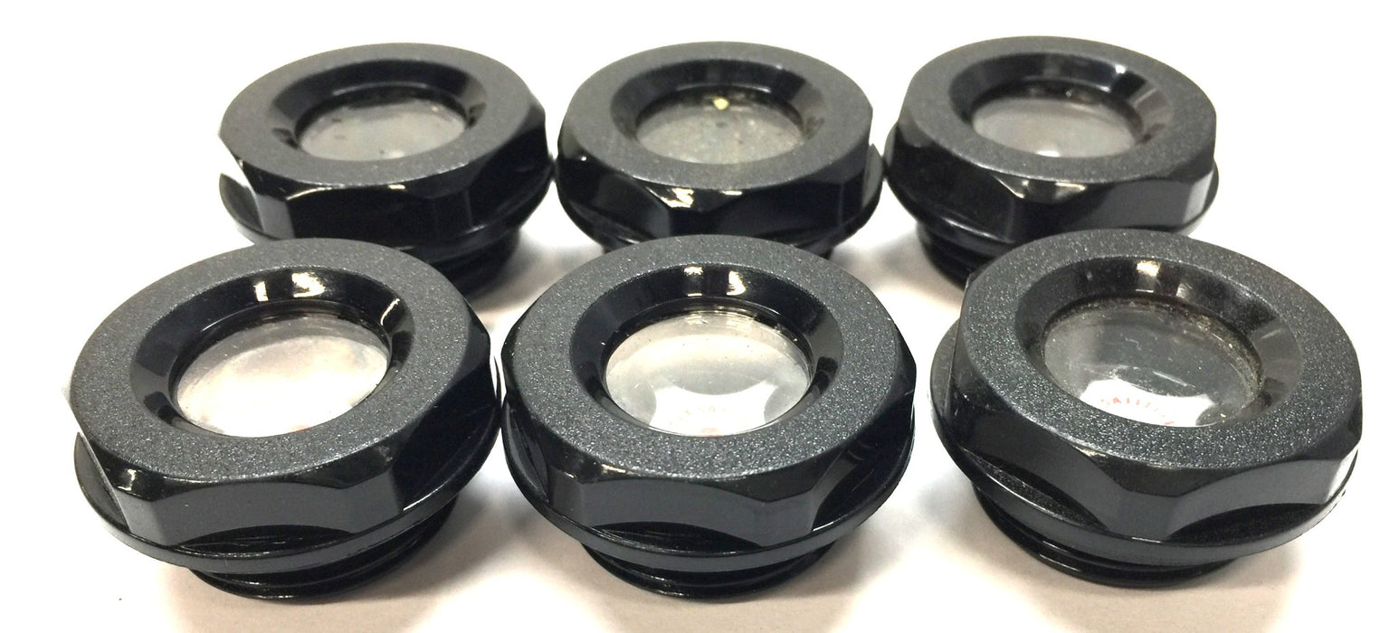 Elesa Oil Level Sight Glass HGFT.16-3/4 NPT-C9 914481 [Lot of 6] NOS