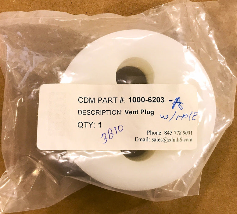 CDM 4-Hole Vent Plug 1000-6203 [Lot of 2] NOS