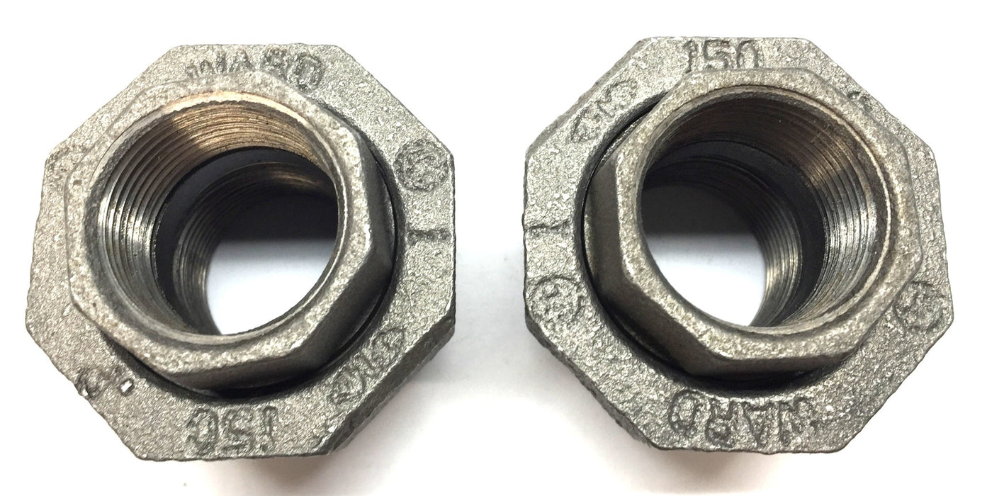 Ward Manufacturing 1" Galvanized Union Assembly [Lot of 2] NOS