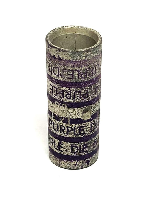 Thomas & Betts Color-Keyed Purple Die Copper Splice Short Barrel 54512 NOS
