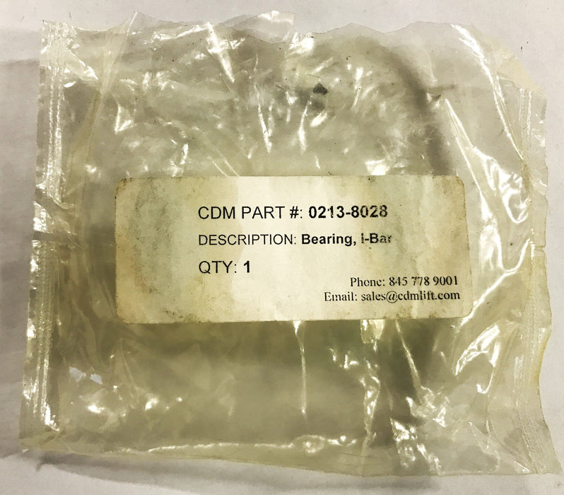 CDM I-Bar Ball Bearing 0213-8028 (6211-5004) NOS