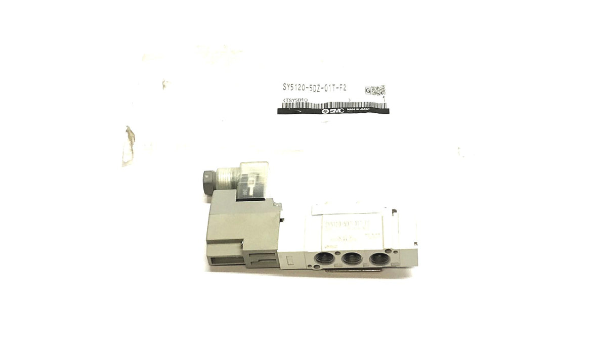 SMC 5 Port Solenoid Valve SY5120-5DZ-01T-F2 NOS