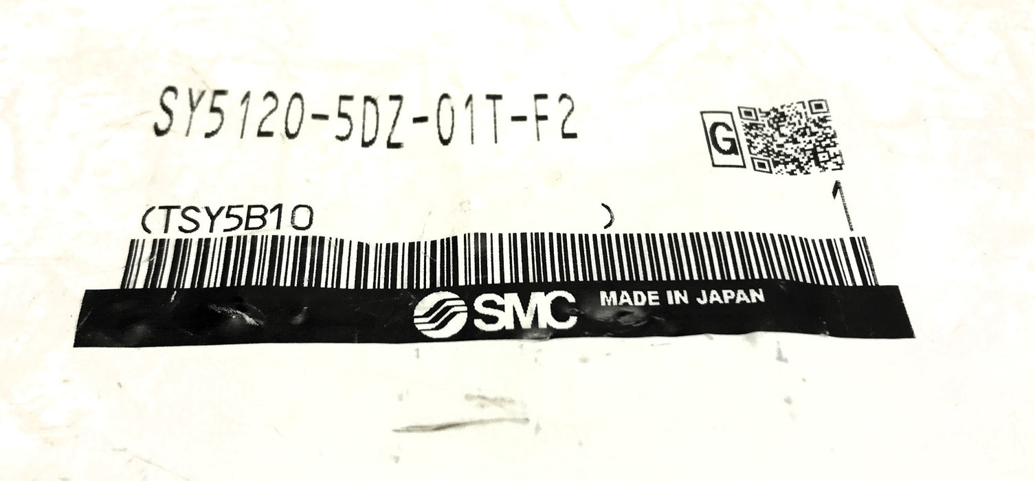 SMC 5 Port Solenoid Valve SY5120-5DZ-01T-F2 NOS