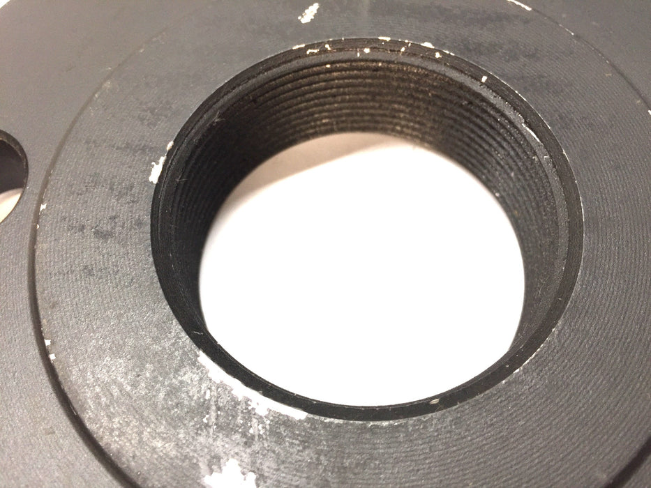 Unbranded 2" Black Steel 4-Hole 150# Threaded Reducing Flange A106 NOS