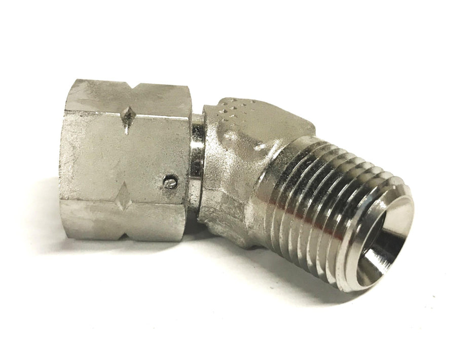 Brennan 1/2 Male to Female 45 Degree Compression Fitting E7474-001 Lot of 4] NOS