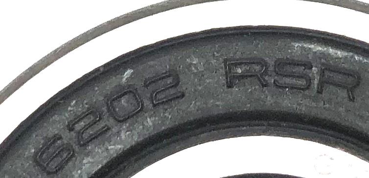 FAG Rubber Sealed Ball Bearing (No Box) 511106 (6202RSR) [Lot of 3] NOS
