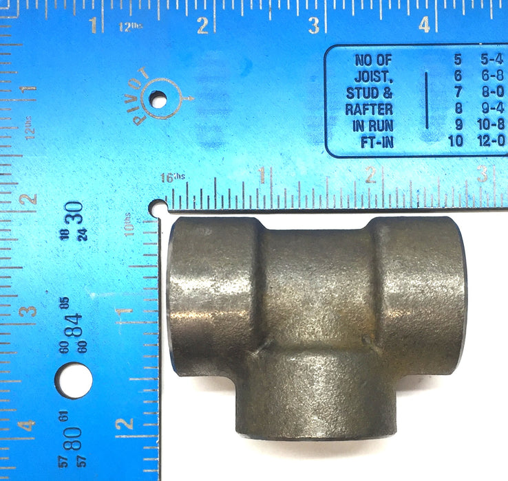 Bothwell NPT Reducing Tee SA105N B162M 1/2 [Lot of 2] NOS