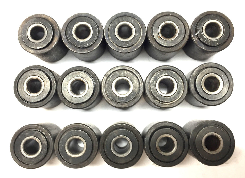 Unbranded 1" x 1/2" Steel Load Roller Bearing [Lot of 15] NOS