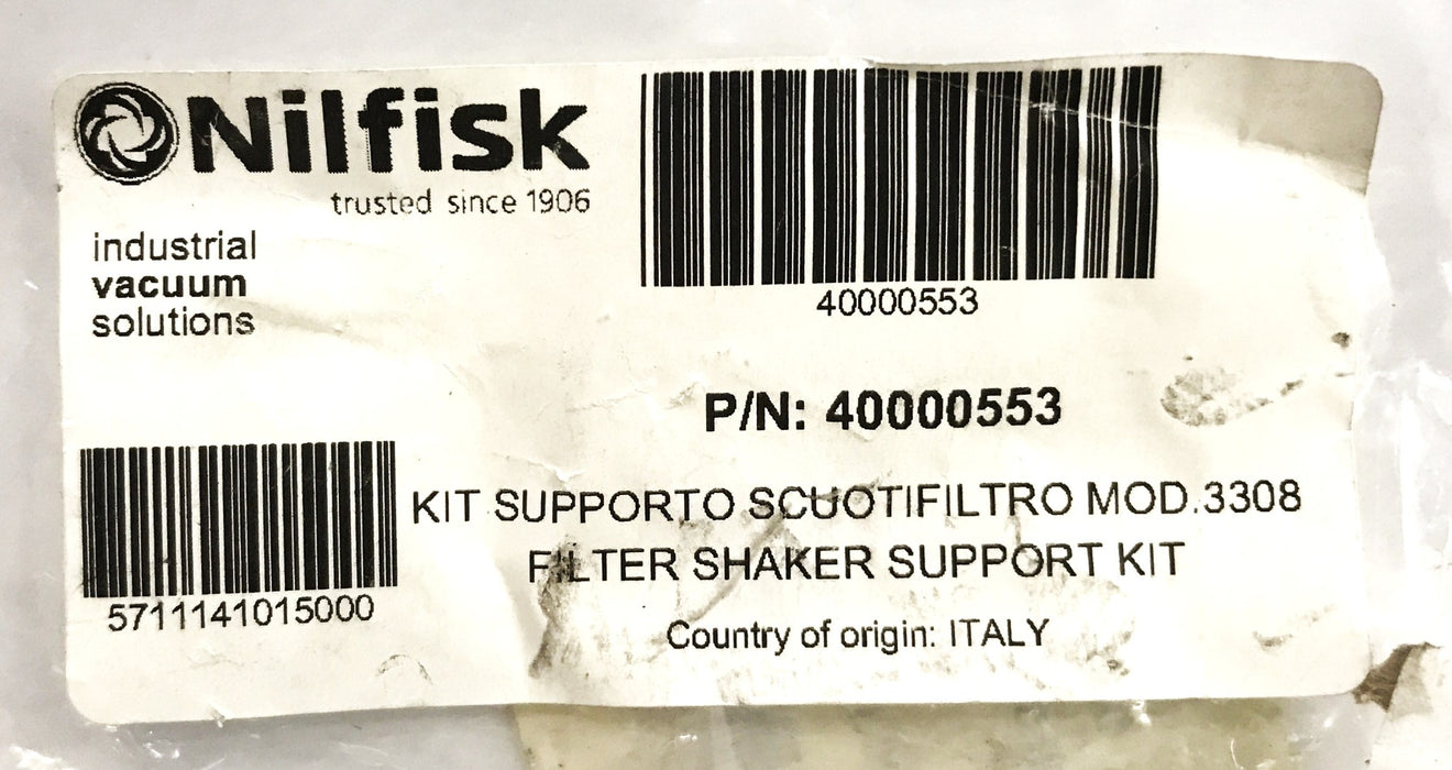 Nilfisk Canister Vacuum Filter Shaker Support Kit 40000553 NOS