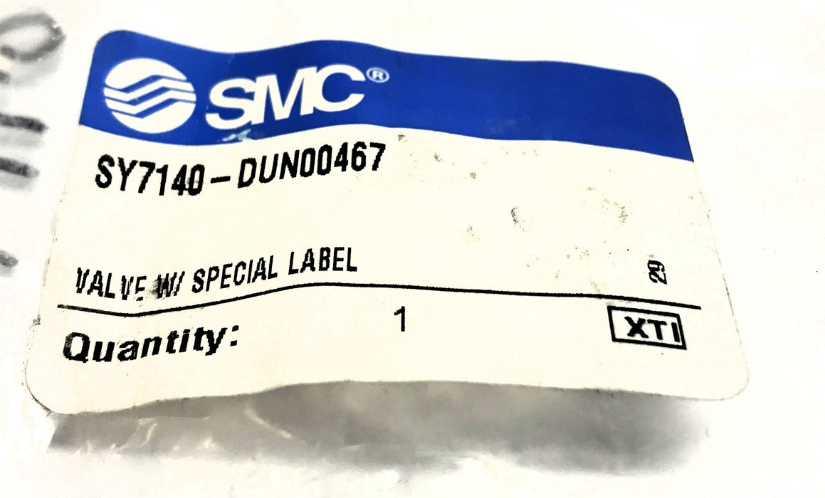 SMC Solenoid Pneumatic Valve SY7140-DUN00467 NOS
