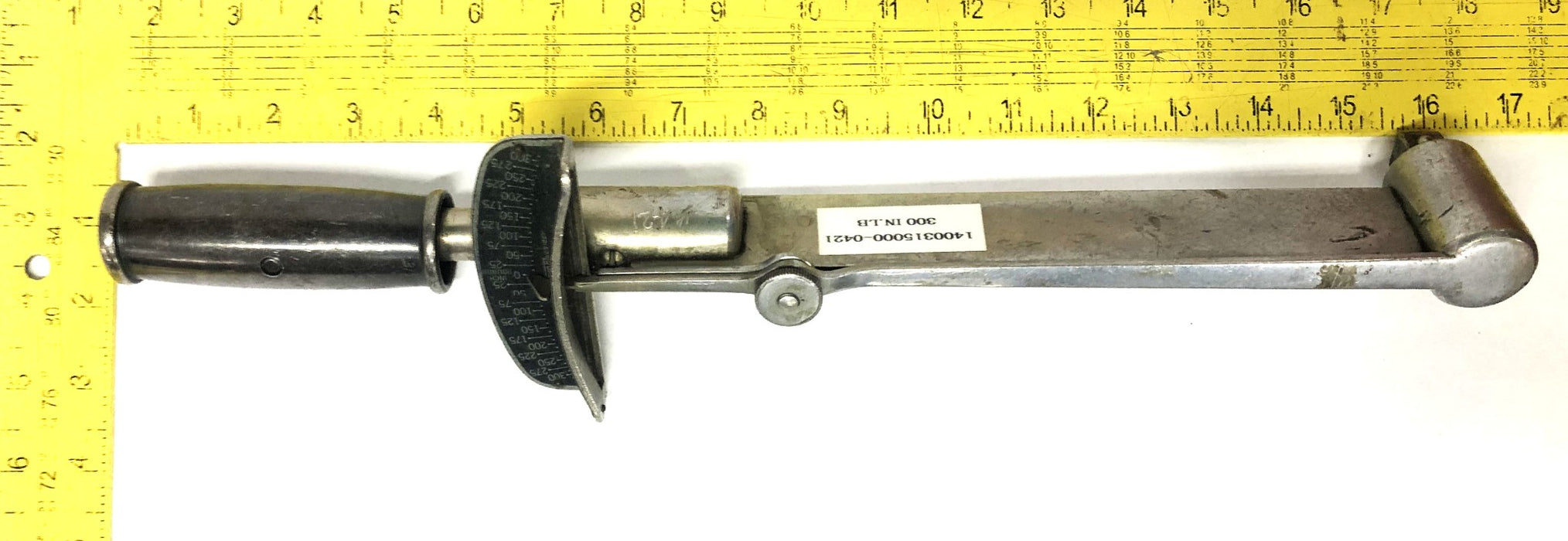 Sturtevant Richmont Flat Beam Memory Torque Wrench 1/2 Inch Drive 300 IN.LB USED