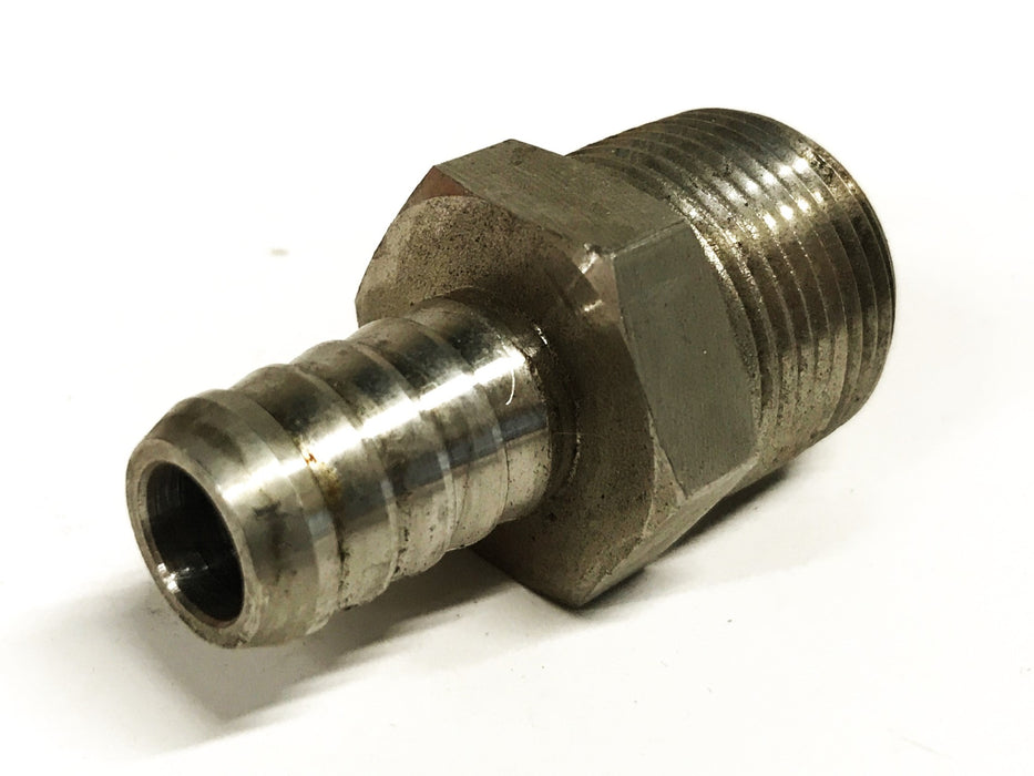 TLJ 1/2 inch Barb x 3/4 inch NPT Male Hose Fitting 316 [Lot of 6]