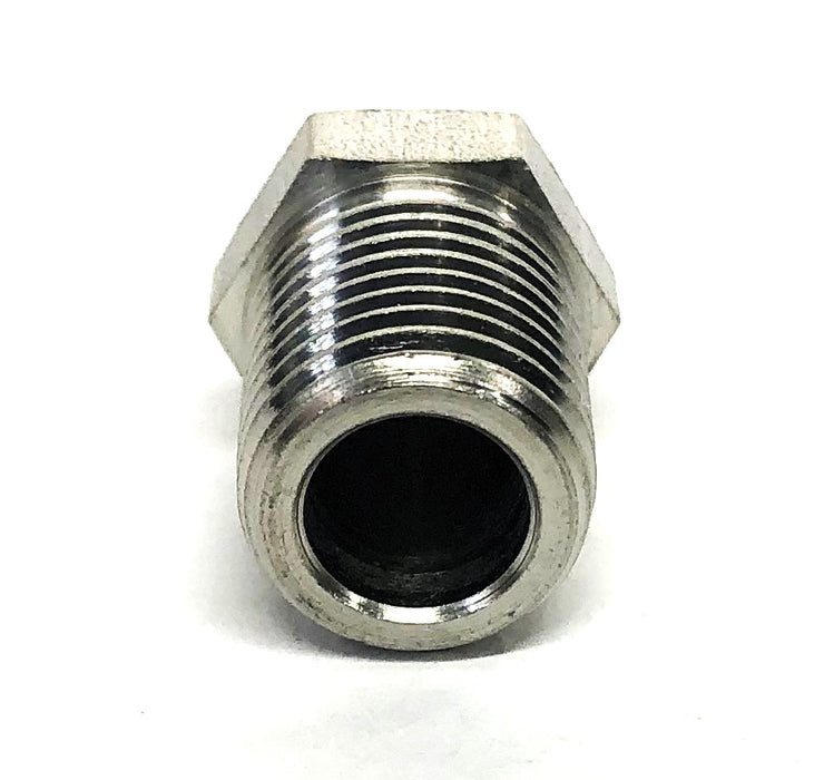 Cole-Parmer 1/4x1/16 Inch SS Pipe Adapter 31208-74 NOS