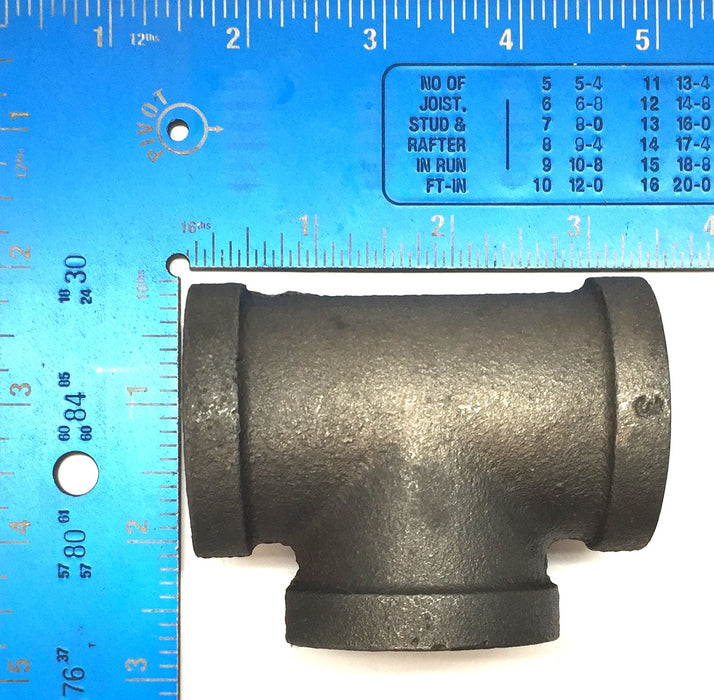 Ward Manufacturing 1-1/4" x 1-1/4" x 1-1/4" Malleable Iron Tee [Lot of 6] NOS