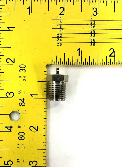 Cole-Parmer 1/4x1/16 Inch SS Pipe Adapter 31208-74 NOS