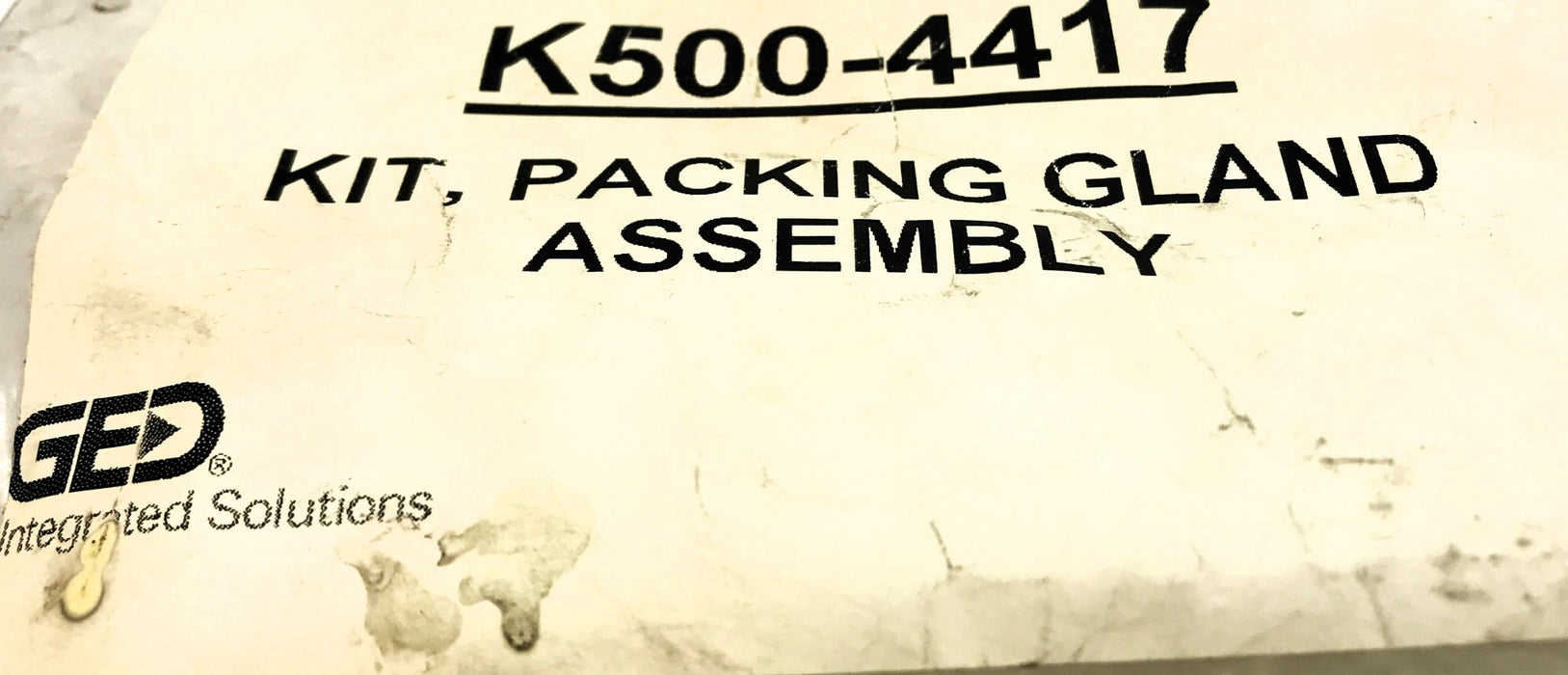 GED Packing Gland Assembly Kit K500-4417 NOS