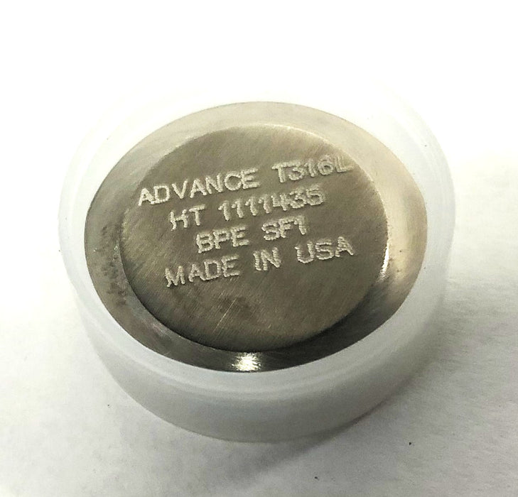 Advance Fittings A16AMP Mini Clamp 56003-060 T316L [Lot of 2] NOS