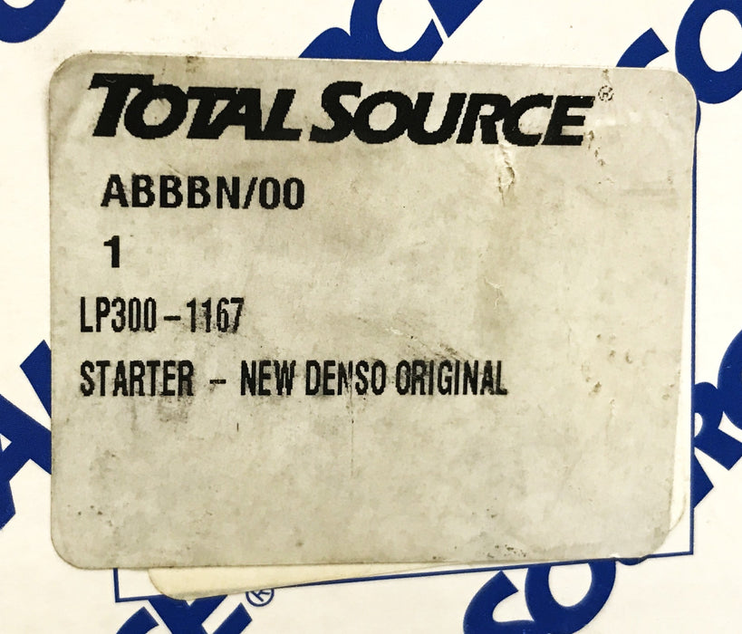 Total Source Forklift Denso Starter LP300-1167 NOS