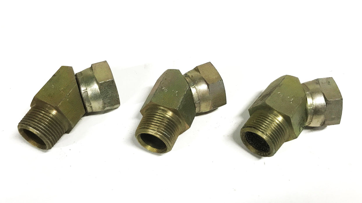 Unbranded 45 Degree 3/4 Swivel Compression Fitting [Lot of 3] NOS
