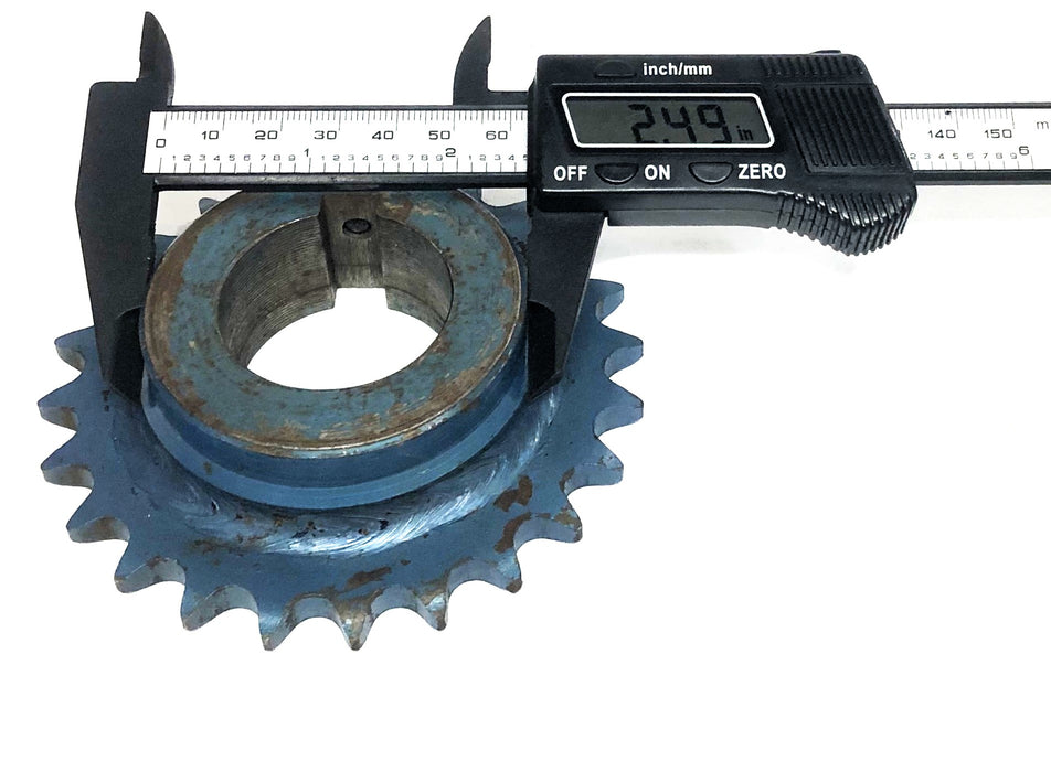 Morse 1.50 Inch Bore 2.49 Inch OD 24 Tooth Sprocket FB424 1-1/2 NOS